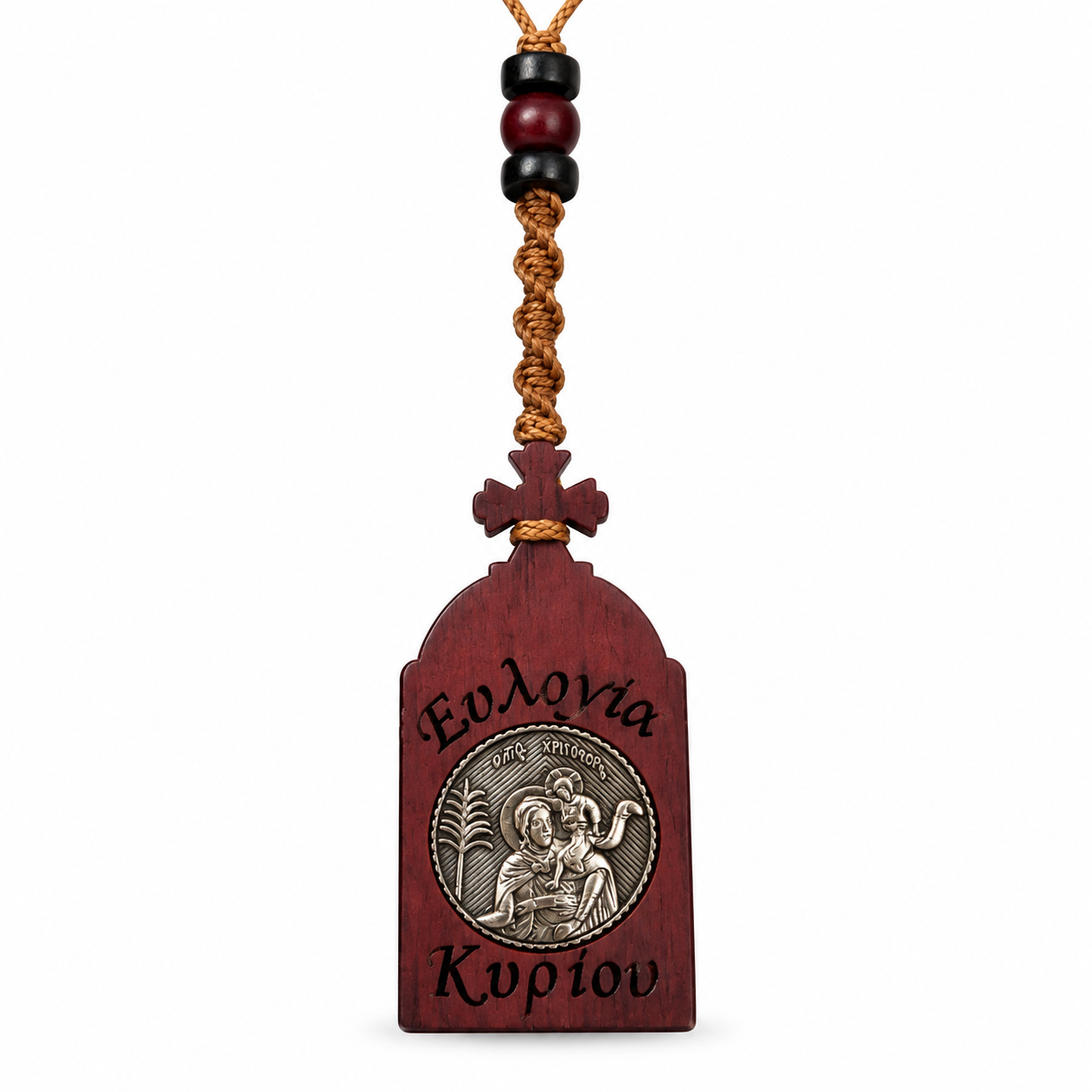 Hanging blessings for the car.