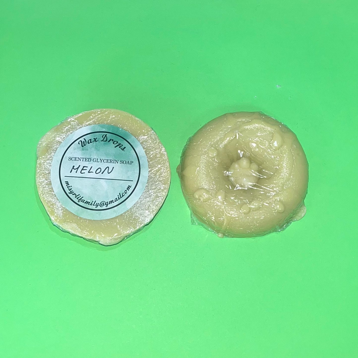 Scented Glycerin Soap (donut style): Melon